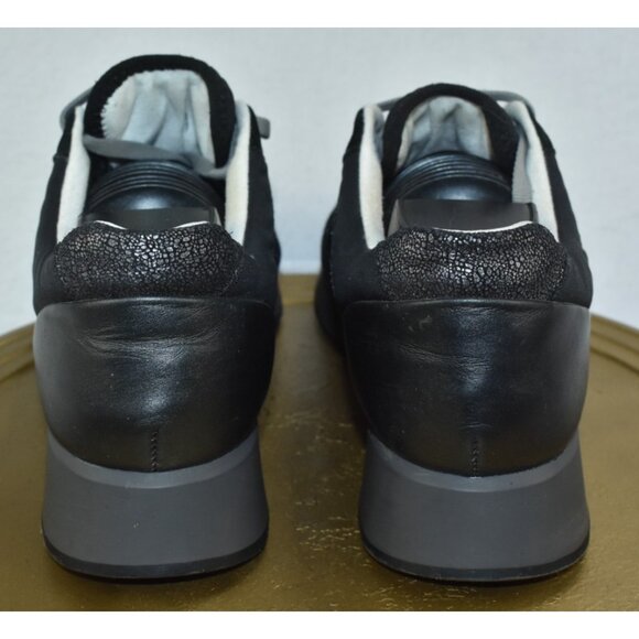 Munro Piper Womens Sneakers 9 M Comfort Walking Black Shimmer Shoes Lace Up - Picture 4 of 10